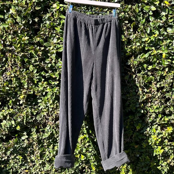 NWT American Vintage Padow Trousers Dark Grey (size small) - Picture 1 of 7